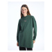 LC Waikiki Women's Hooded Embroidered Long Sleeve Sweatshirt Tunic