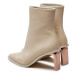 Calvin Klein Členková obuv Ankle Boot 70 Lth HW0HW02092 Béžová