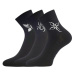 Boma Tatoo Dámske vzorované ponožky - 3 páry BM000000613800101000 čierna