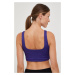 Športová podprsenka Reebok Workout Ready fialová farba, jednofarebná