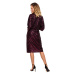 Made Of Emotion Dress M653 Wine