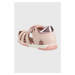 Detské kožené sandále Garvalin ružová farba