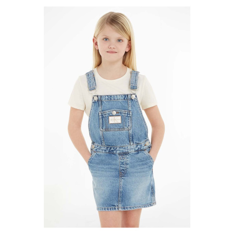 Dievčenské rifľové šaty Calvin Klein Jeans