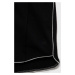 Detské bavlnené šortky United Colors of Benetton čierna farba, melanžové, nastaviteľný pás