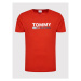 Tommy Jeans Tričko Corp Logo DM0DM15379 Červená Regular Fit
