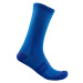 CASTELLI Cyklistické ponožky klasické - SUPERLEGGERA T 18 - modrá