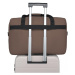 Hnedá vodeodolná taška do lietadla &quot;Airplane&quot; - veľ. XS, S, M