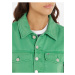 Rifľové bundy pre ženy Tommy Jeans - zelená