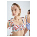 DEFACTO Nefes Istanbul X Regular Fit Printed Bikini Top