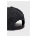 Vlnená čiapka Calvin Klein šedá farba, jednofarebná