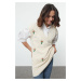 Trendyol Stone Flower Embroidered Knitwear Sweater