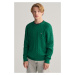 SVETER GANT SHIELD COTTON CABLE C-NECK WILD GREEN