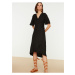 Black Trendyol Wrap Dress - Women