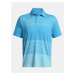 Svetlomodré športové tričko Under Armour UA Playoff 3.0 Stripe Polo