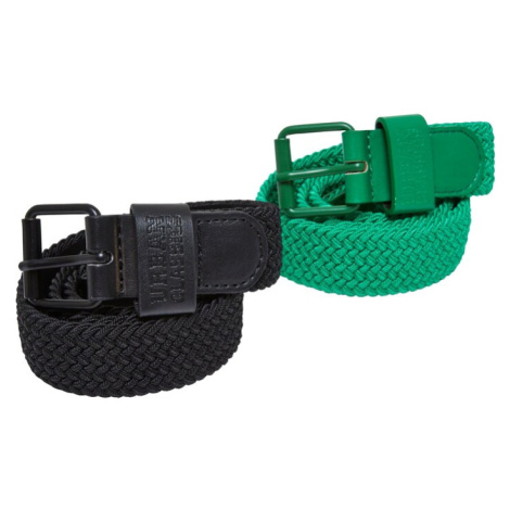 Urban Classics Opasky ' Elastic Belt Set Kids '  čierna