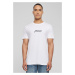 Men's T-shirt Peace Wording EMB white