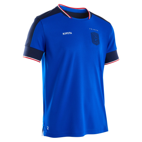Detský futbalový dres FF500 Francúzsko 2024 KIPSTA