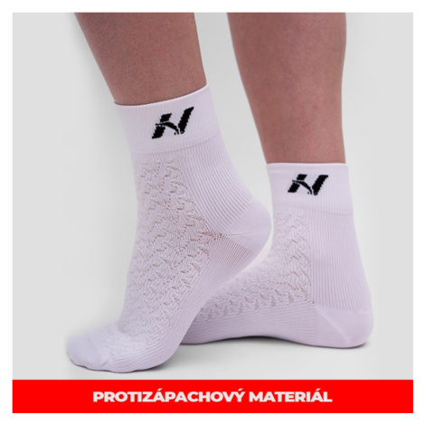 NEBBIA - Ponožky športové stredná dlĺžka UNISEX 130 (white) - NEBBIA