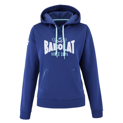 Babolat Exercise Hood Sweat Women Estate Blue S Women's Sweatshirt