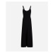 Šaty Karl Lagerfeld Sleeveless Knit Dress Black