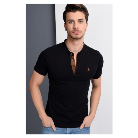 T8560 DEWBERRY T-SHIRT-BLACK