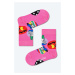 Detské ponožky Happy Socks x Disney Daisy & Minnie fialová farba, KDNY01-3302