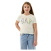 GAP GRAPHIC LOGO Dievčenské tričko, béžová, veľkosť