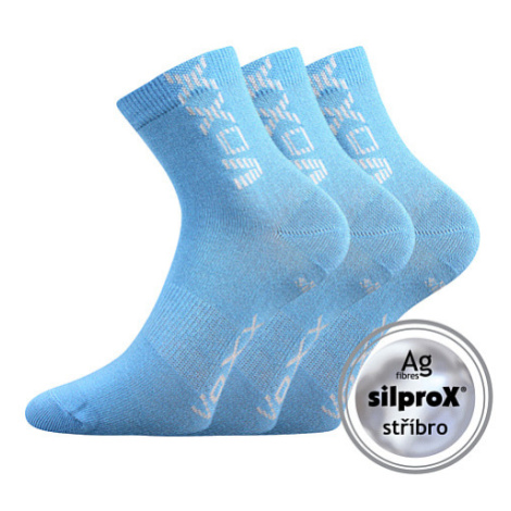VOXX Adventurik ponožky svetlomodré 3 páry 100049