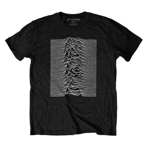 Joy Division Tričko Unknown Pleasures Unisex Black