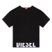 Tričko Diesel Uftee-Sport-Cropped-T-Shirt T- Black 1