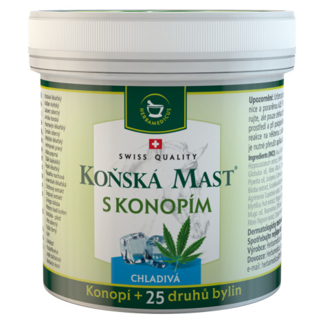 Herbamedicus Konská masť s kanabisom chladivá 250ml