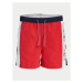 Jack&Jones Junior Plavecké šortky Fiji Colorblock 12253752 Červená Regular Fit