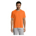 SOĽS Sporty Pánske tričko s krátkym rukávom SL11939 Orange