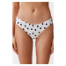 Trendyol Polka Dot Regular Bikini Bottom