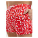 Červené pánske vzorované plavky Calvin Klein Underwear