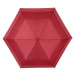 Samsonite Skladací dáždnik Pocket Go - tmavo červená