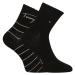 Tommy Hilfiger Ponožky - TH WOMEN SHORT SOCK 2P TOMMY BRETON STRIPE čierne