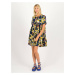 Yellow-Blue Women Floral Dress Blutsgeschwister Seeds Of Love - Women