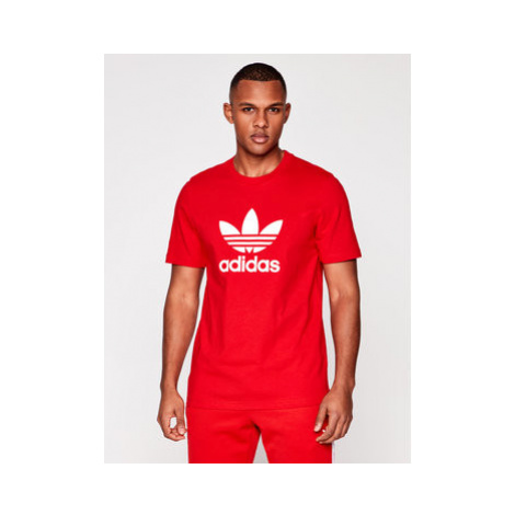 Adidas TriÄko adicolor Classics Trefoil GN3468 ÄervenÃ¡ Regular Fit | Modio.sk