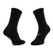 4F Súprava 3 párov vysokých pánskych ponožiek NOSH4-SOM303 Čierna
