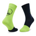 Happy Socks Vysoké detské ponožky KBES01-6500 Zelená