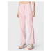 Tommy Jeans Teplákové nohavice Linear 2 Logo DW0DW14993 Ružová Regular Fit