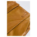 NOHAVICE GANT D1. PLEATED LEATHER PANTS hnedá