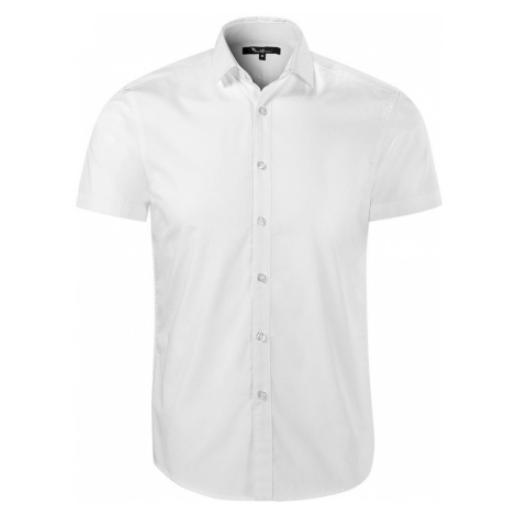 MALFINI Pánska košeľa s krátkym rukávom Flash - Biela