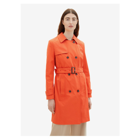 Orange Ladies Trench Coat Tom Tailor - Women
