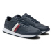 Tommy Hilfiger Sneakersy Runner Evo Lth Mix Ess FM0FM05121 Tmavomodrá