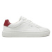 Calvin Klein Sneakersy Cupsole Lace Up W/Ml Lth HW0HW02201 Biela