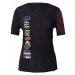 NIKE Funkčné tričko 'City Sleek London'  svetlozelená / fialová / čierna / biela
