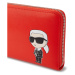 Peňaženka Karl Lagerfeld K/Ikonik 2.0 Leather Cont Wllt Červená