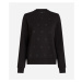 Mikina Karl Lagerfeld Kl Rhinestone Sweatshirt Black